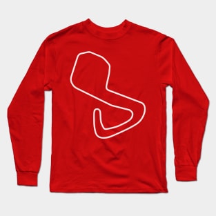 Brands Hatch GP Circuit [outline] Long Sleeve T-Shirt